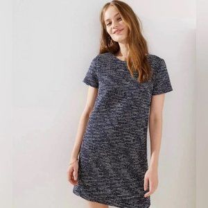 Loft Lined Black Tweed Dress - Great for Fall!